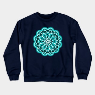 Mandala on T-Shirt Crewneck Sweatshirt